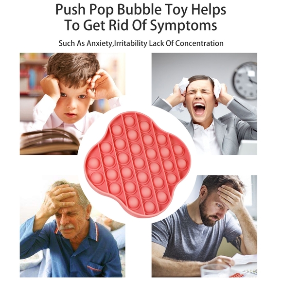 On sale!  36 Push pop Bubble Sensory Fidget Toy size: 5”x5” - Picture 3 of 9